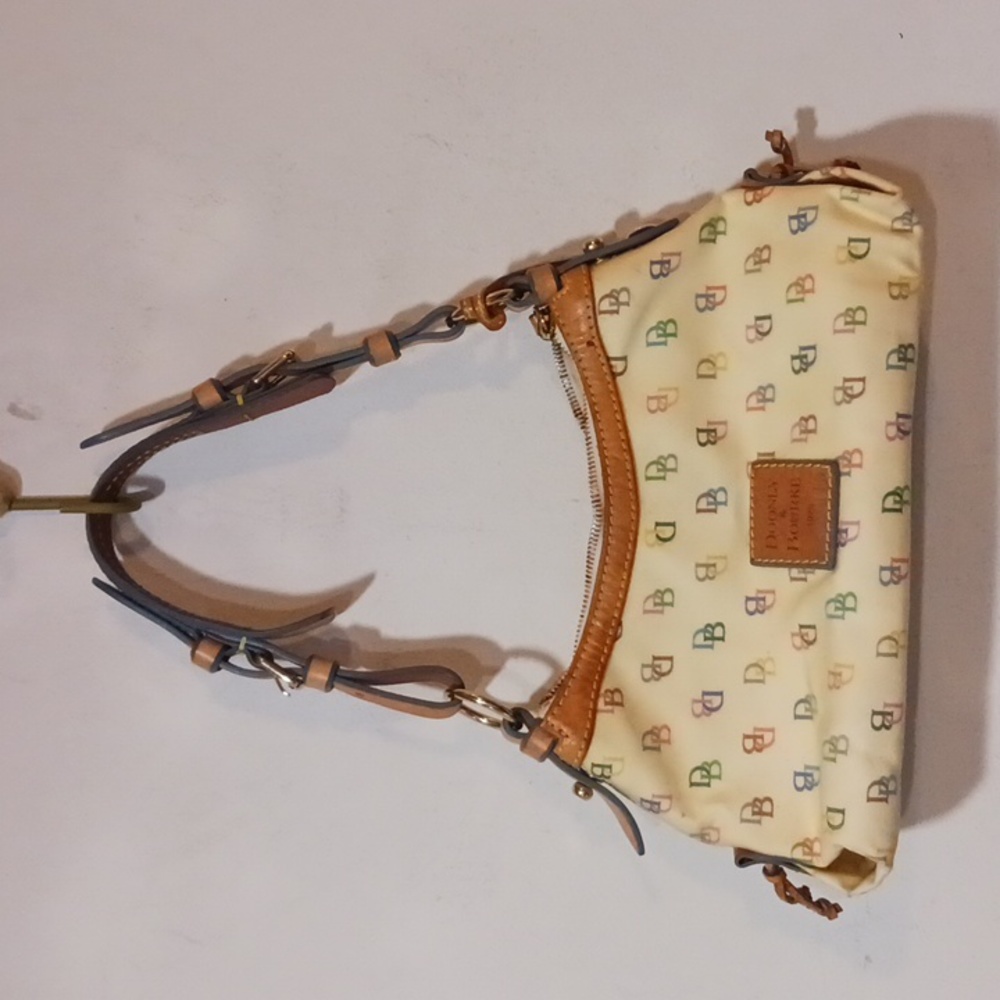 Dooney and Bourke signature multi color shoulder bag
